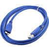 Haysenser USB 3.0 Cable With Ferrite Bead -Blue