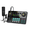 Maono Audio Interface Mixer with Condenser Mic, ALL-IN-ONE Podcast Production Studio Set
