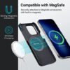 PITAKA Case for iPhone 14 Pro Case 6.1 inch, 1500D Aramid Fiber Made [Fusion Weaving MagEZ Case 3 - Movement]