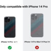 PITAKA Case for iPhone 14 Pro Case 6.1 inch, 1500D Aramid Fiber Made [Fusion Weaving MagEZ Case 3 - Movement]