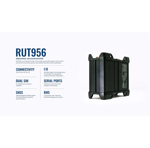 Teltonika RUT956 Industrial 4G Router