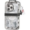 Youngkit Futuristic Circuit Upgraded Anti-Drop Impact Magsafe Case for IP14 Pro Max - White