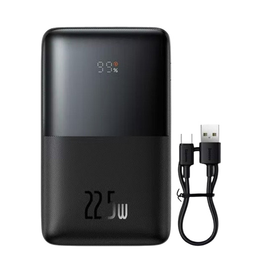 Baseus PPBD040301 Bipow Pro Digital Display Fast Charge Power Bank -Black