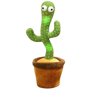Dancing-Cactus-with Decorative Light and Music with Recording Feature