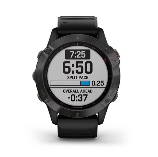Garmin Fenix 6 Sapphire Charcoal Gray with Black strap