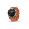 Garmin fenix 6 Sapphire titanium Gray-Silver/Orange
