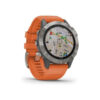 Garmin fenix 6 Sapphire titanium Gray-Silver/Orange