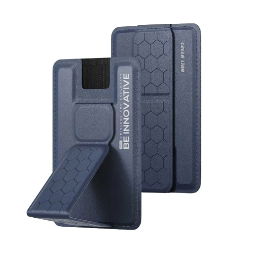 Green Lion Innovative Magsafe Wallet Stand – Blue