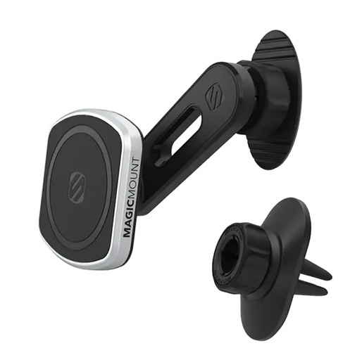 Scosche Dash/Vent Car Magnetic Phone Mount Kit, Adjustable Swing Arm and Dash Mount Holder ,Compatible with iPhone 13 Series/iPhone 12 Series