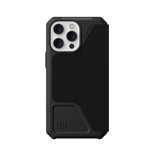 UAG iPhone 14 Pro Max Metropolis Impact Resistant ,Featherlight ,card storage - Kevlar Black