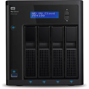 WD Diskless My Cloud Pro Series PR4100 Network Attached Storage - NAS - WDBNFA0000NBK-NESN