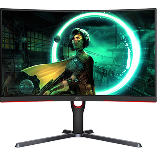 AOC CQ27G3S 27 Inch VA QHD 165Hz 1ms Curved Gaming Monitor