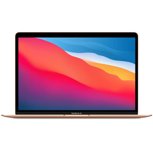 Apple MacBook Air 13-inch (2020) – Apple M1 Chip / 8GB RAM / 512GB SSD / 8-core GPU / macOS Big Sur / English & Arabic Keyboard / Gold / Middle East Version – [MGNE3AB/A]