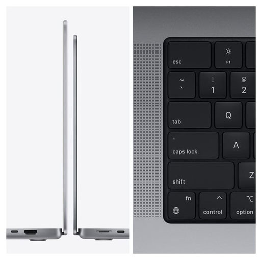 Apple MacBook Pro 16-inch (2021) – Apple M1 Chip Max / 32GB RAM / 1TB SSD / 32-core GPU / macOS Monterey / English & Arabic Keyboard / Space Grey / Middle East Version – [MK1A3AB/A]