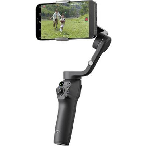 DJI Osmo Mobile 6 Gimbal (electronic) 1/4" Black Bluetooth, incl. mobile phone holder, incl. bag