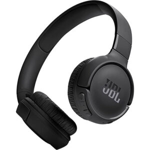 JBL TUNE 520BT JBLT520BTBLK Bluetooth Headphones, Sealed Type, Up to 57 Hours Continuous Playback, On-Ear, USB Type C Charging, Multi-Point, JBL App Compatible,