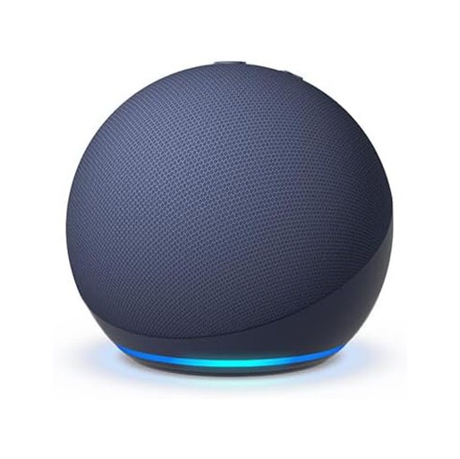 Amazon Echo Dot (5th Gen, 2022 release) | With bigger vibrant sound, helpful routines and Alexa | Deep Sea Blue