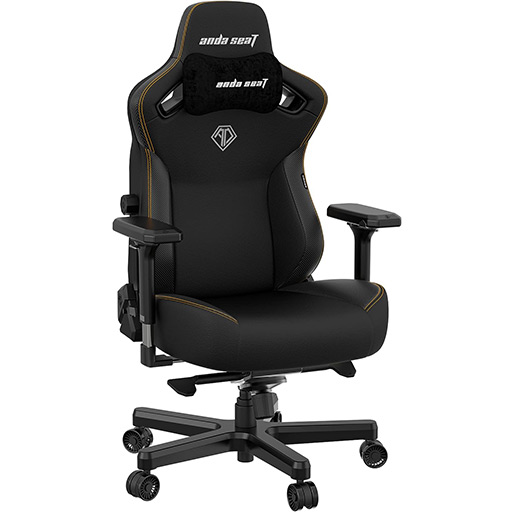 AndaSeat 2022 New Kaiser 3 Series Large Premium Gaming Chair Black 19.6" Seat Depth