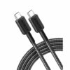 Anker 322 USB-C to USB-C Cable 60W Braided (1.8m/6ft) -Black