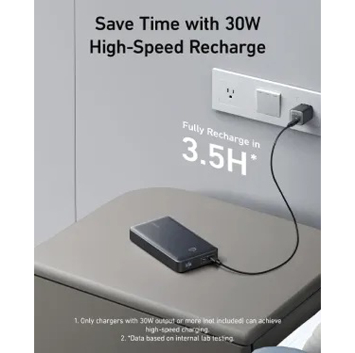 Anker PowerCore 537 Power Bank 24K for Laptop A1379H11 – Black