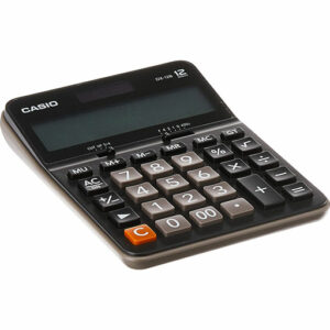 Casio Practical Calculators Desktop Type DX-12B-WE