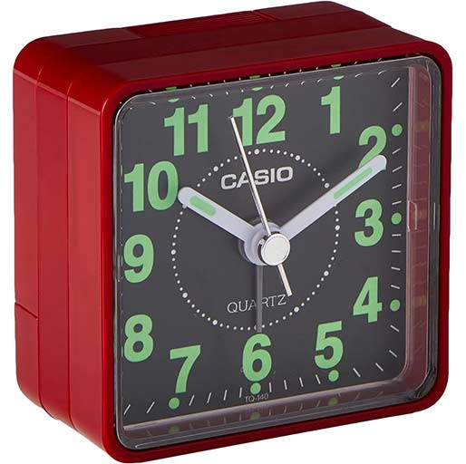 Casio TQ-140-4DF Alarm Clock - Read