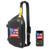 DIVOOM PIXOO SLINGBAG WITH LED DISPLAY CROSSBODY WATERPROOF SHOULDER CHEST BACKPACK - BLACK