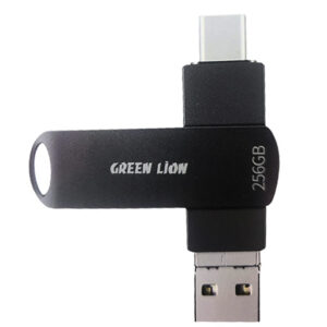 Green Lion 4 In 1 Pro Flash Drive 256gb - Black