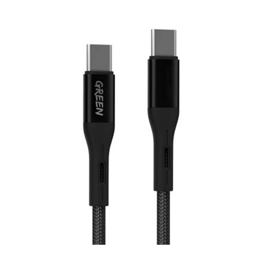 Green Lion Braided Type-C to Type-C Cable 1.2m 2A