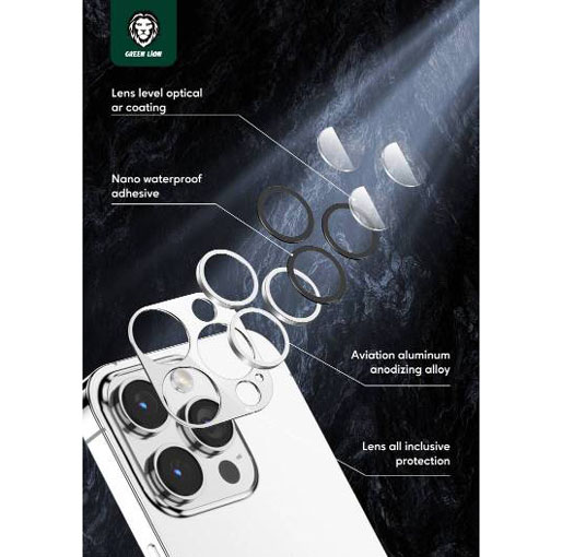Green Lion Camera Lens Pro Aluminum Protector - silver