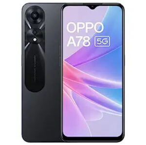 Oppo A78 5G (Glowing Black, 8GB RAM, 128 Storage) | 5000 mAh Battery with 33W SUPERVOOC Charger| 50MP AI Camera