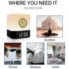 Quran Speaker Cube Touch Lamp Azan Clock JO 303