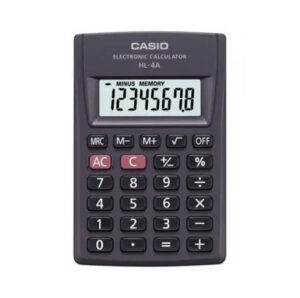 Casio Practical Calculators Portable Type HL-4A