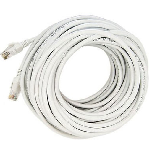 Sky Dude CAT6e 10 0Metre Ethernet LAN Network Cable -White