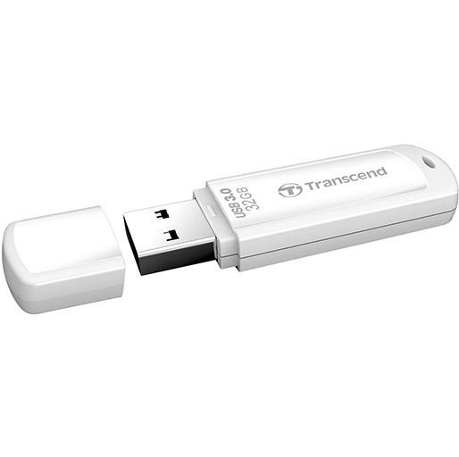 Transcend JetFlash® 730 USB stick 32 GB White TS32GJF730 USB 3.2 1st Gen (USB 3.0)