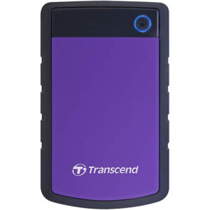 Transcend Storejet 2TB Portable USB 3.0 Hard Disk (TS2TSJ25H3P), Purple