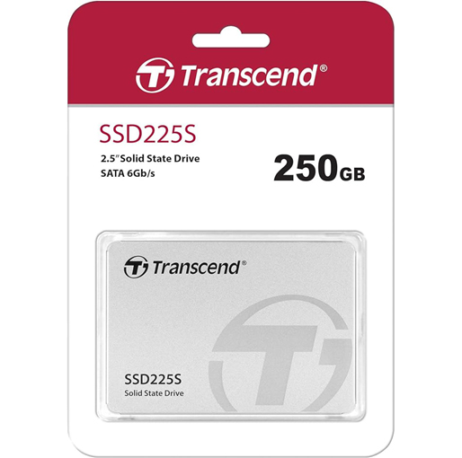 Transcend TS250GSSD225S Transcend SSD, 250 GB, Internal 2.5 Inches, SATA3, 0.3 inches (7 mm)