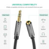 UGreen 3.5mm male to female audio cable