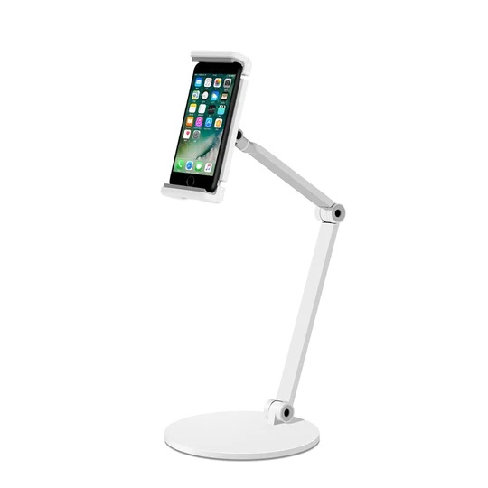 UPERGO AP-7L Aluminum Alloy Long Arm Height Adjustable Phone and Tablet Stand/Holder For up to 17" iPad And Tablet