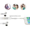 Ugreen 10739 3.5mm Male To 3.5mm Female ×2 Color Abs Case White 25cm Av134 10010739