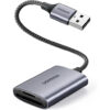 Ugreen 80887 15CM Gray Usb-A To Sd/Tf Memory Card Reader Alu Case CM401 10080887