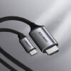 Ugreen cable HDMI cable - USB Type C 4K 60 Hz 1.5 m black, gray (MM142 50570)