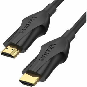 Unitek HDMI 2.1 8K, 4K@120Hz cable, C11060BK-1M / throughput: 48 Gbps/application: audio - video / 8K ultra high speed HDMI 2.1 / HDCP 2.3, EDID, ALLM, QMS, QFT, 3D, VR, Dynamic HDR, eARC, VRR