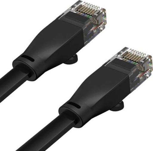 Unitek RJ45 - RJ45, Cat.6, 0,5m, czarny (C1808GBK)