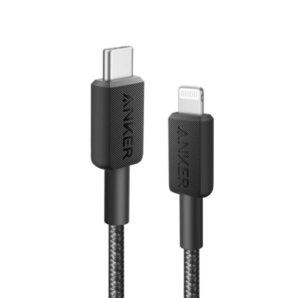 Anker 322 USB-C to Lightning Cable Braided (1.8m/6ft) -Black