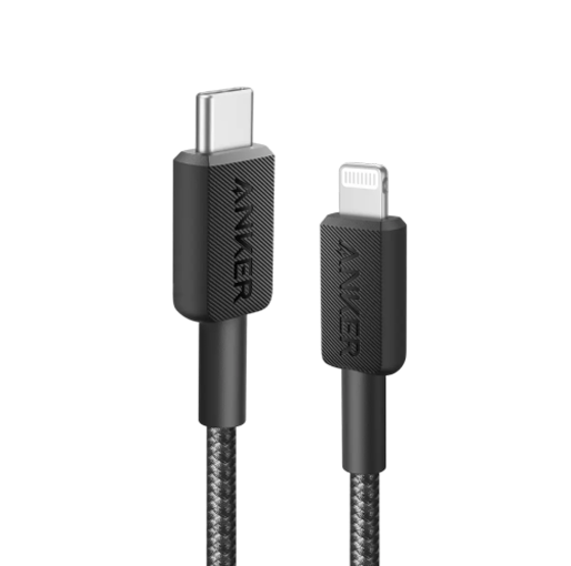 Anker 322 USB-C to Lightning Cable Braided (1.8m/6ft) -Black