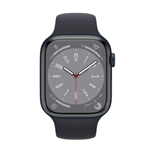 Apple Watch Series 8 GPS 45MM Midnight Aluminum Case with Midnight Sport Band (MNUJ3LL/A)