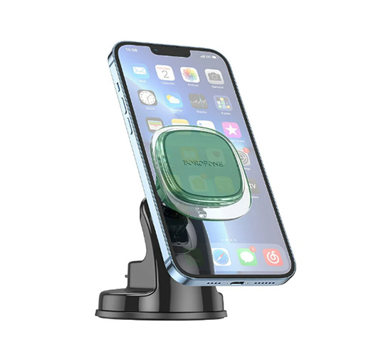BOROFONE BH83 Clear Strong Magnetic Car Phone Holder Center Console /Windshield Holder Mount Dock For 4.5-7 inches All Smartphone