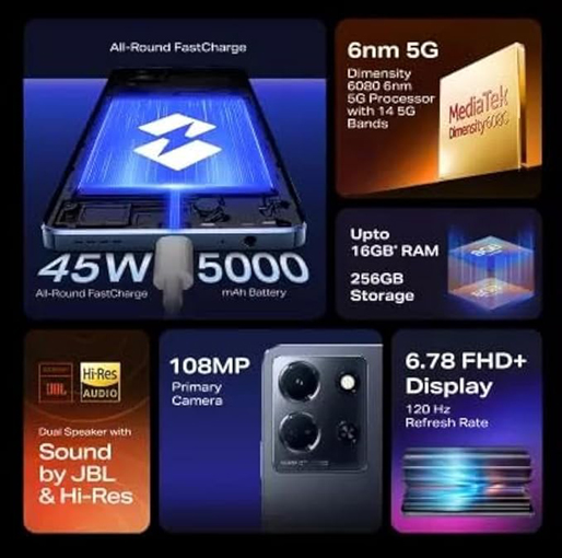 Infinix Note 30 (8GB 256GB) Sunset Gold