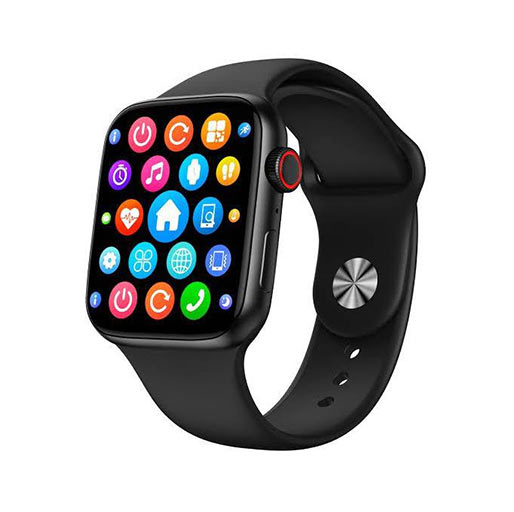 Modio Smart Watch MC68 45mm Series 8 Watch with fast wireless charging HD Screen Customize Dial Large Capacity Battery and Waterproof (Black)